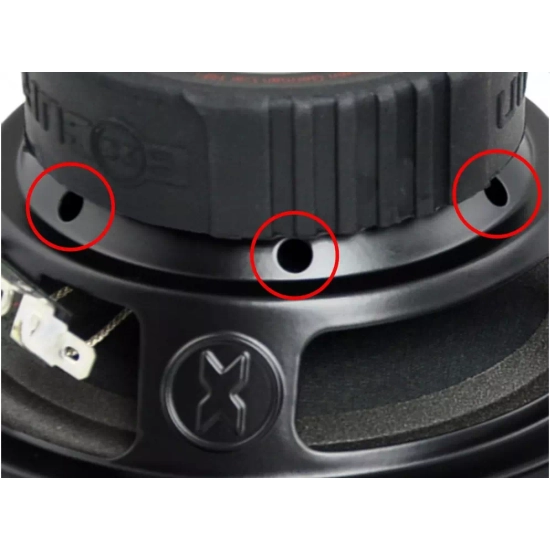 Excursion SHX-6C dB  2-drożny samochodowy zestaw głośnikowy: 4 woofery 165mm, 2 tweetery 25mm, 4 zwrotnice - 1.5ohm, 180/400W, 95dB, 40-21000Hz, głęb.